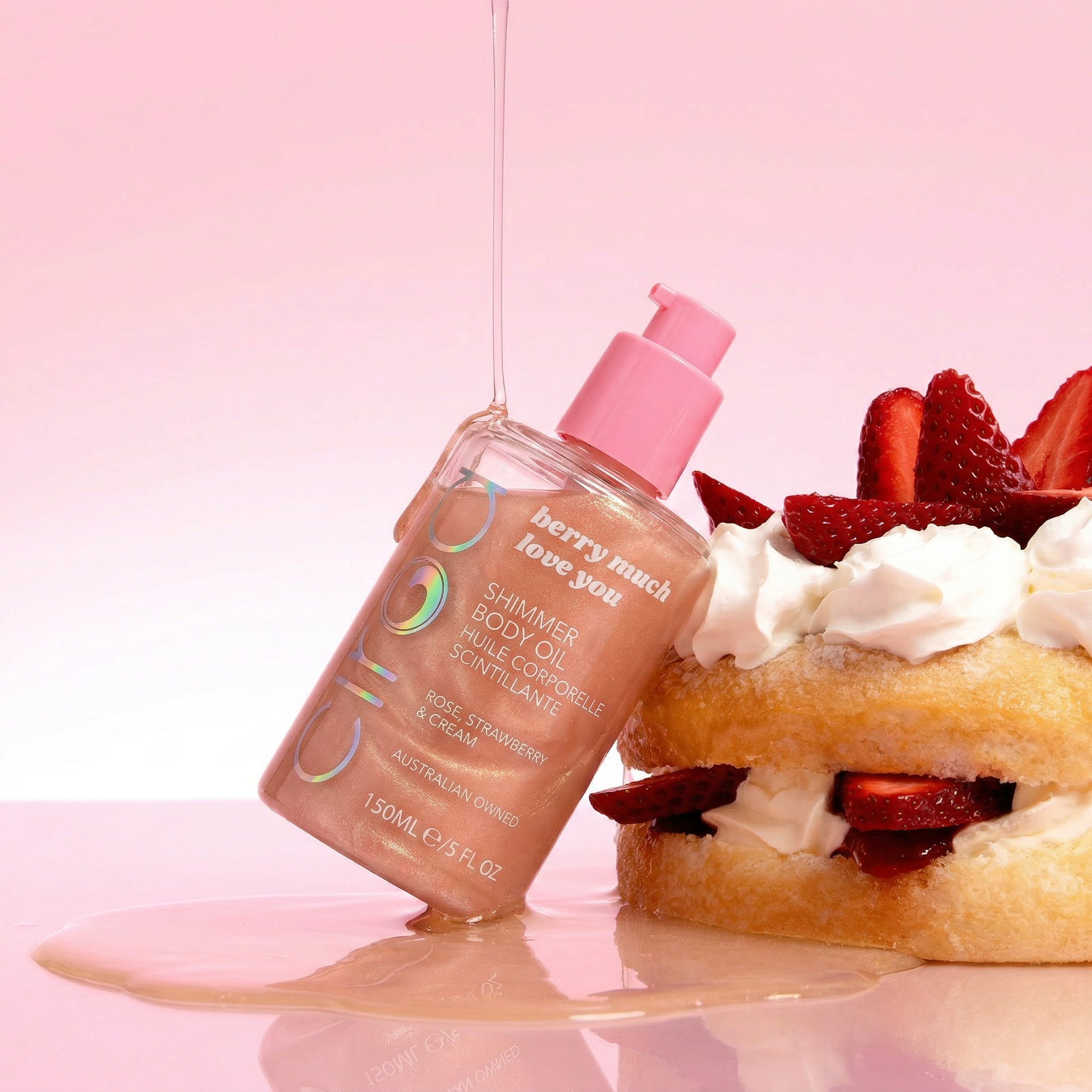 Berry Much Love You Shimmer Body Oil