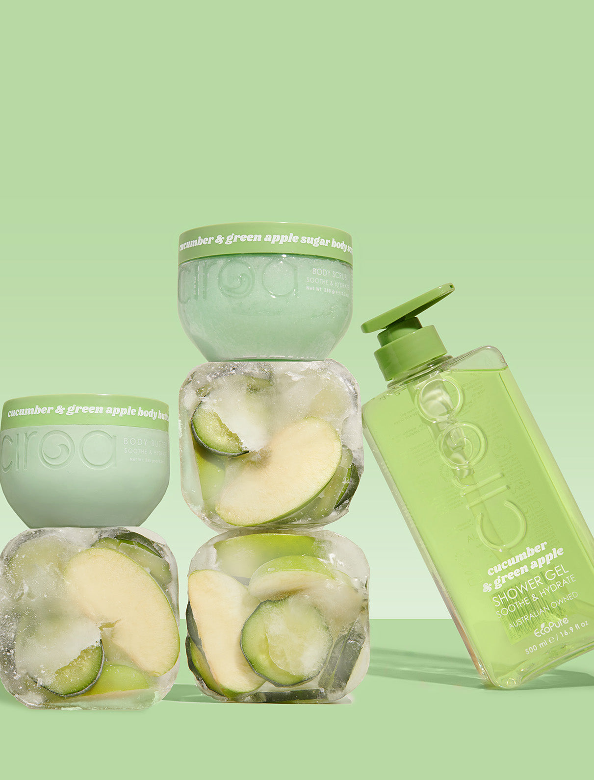 Ciroa Beauty Cucumber & Green Apple Body Scrub